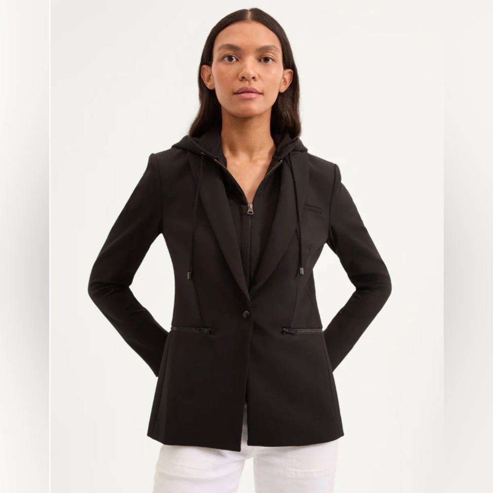 Veronica Beard Black Scuba Dickey Jacket size 00